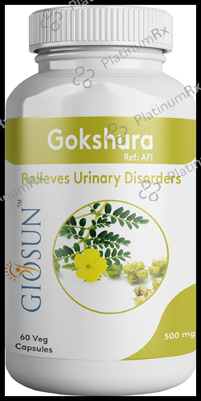 Giosun Gokshura 500mg Veg Capsule