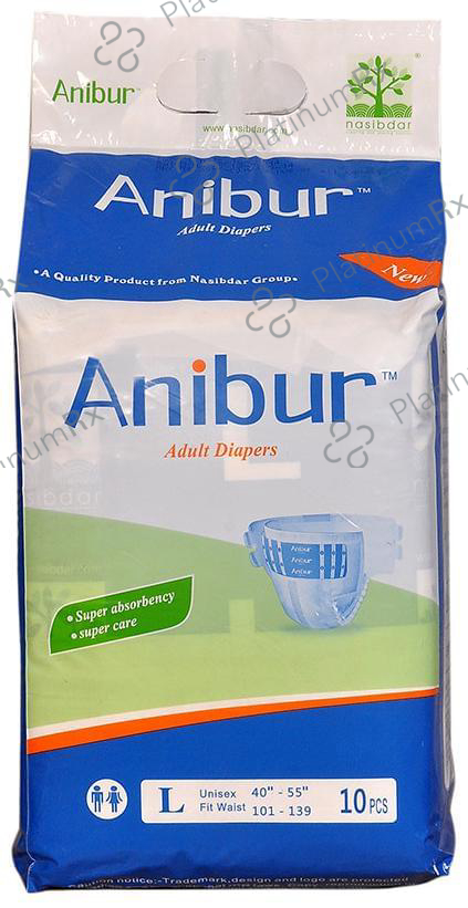 Anibur Adult Diaper Large 10 diapers