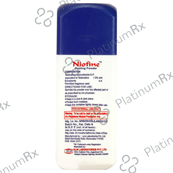 Niofine Dusting Powder 50 Dusting Powder
