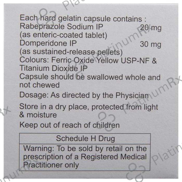 Acera D 30/20mg Capsule SR 10s