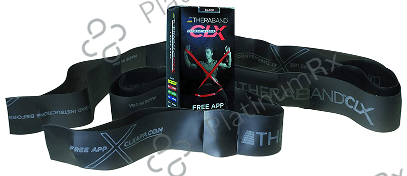 Theraband CLX Consecutive Loops Black