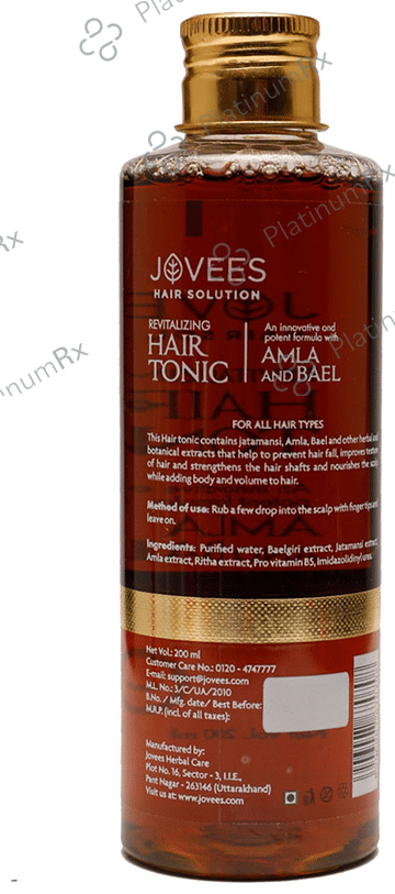 Jovees Hair Solution Revitalizing Hair Tonic Amla & Bael 200 ml