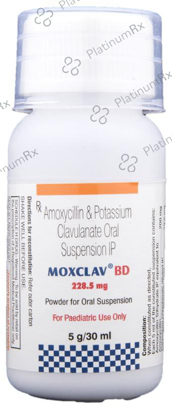 Moxclav BD 228.5mg Powder for Oral Suspension 30ml