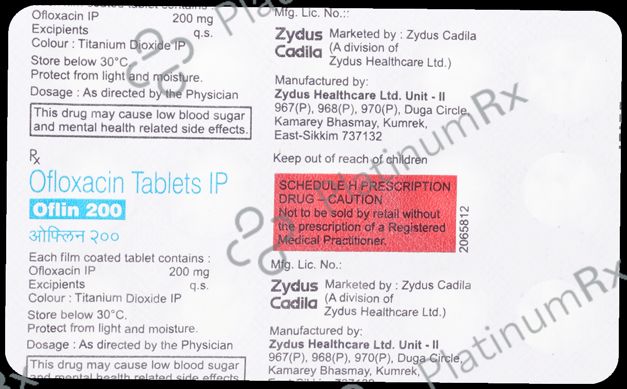 Oflin 200 Tablet