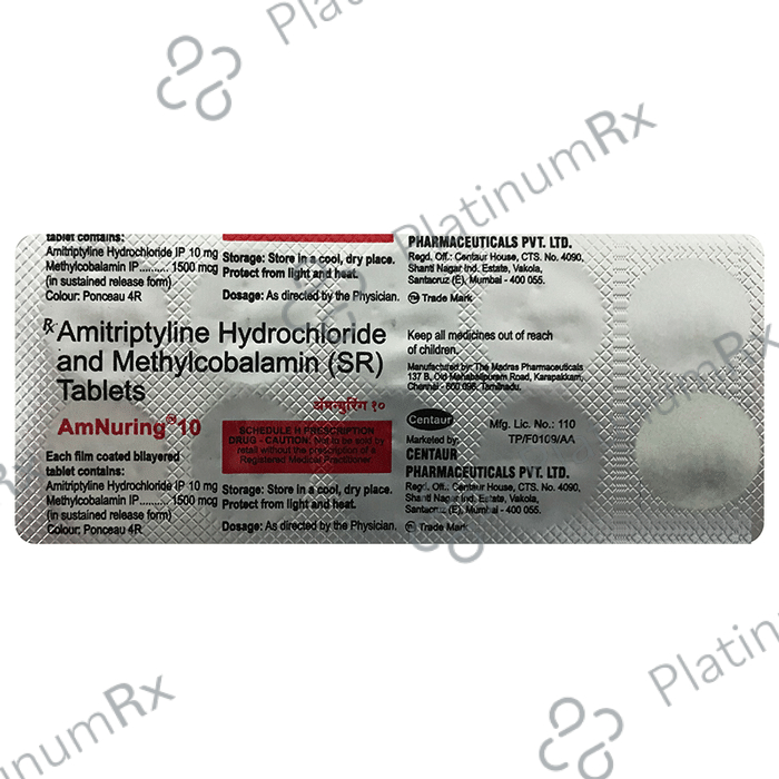 Amnuring 10mg/1500mcg Tablet SR 10s