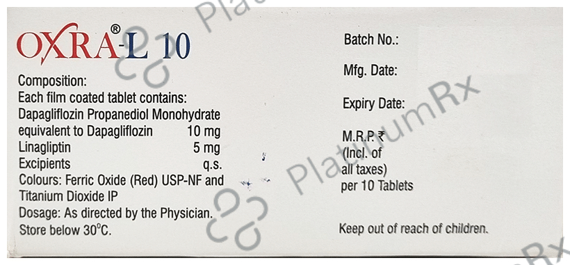 Oxra L 10/5mg Tablet 10s