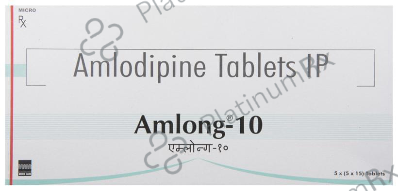 Amlong 10mg Tablet 15s
