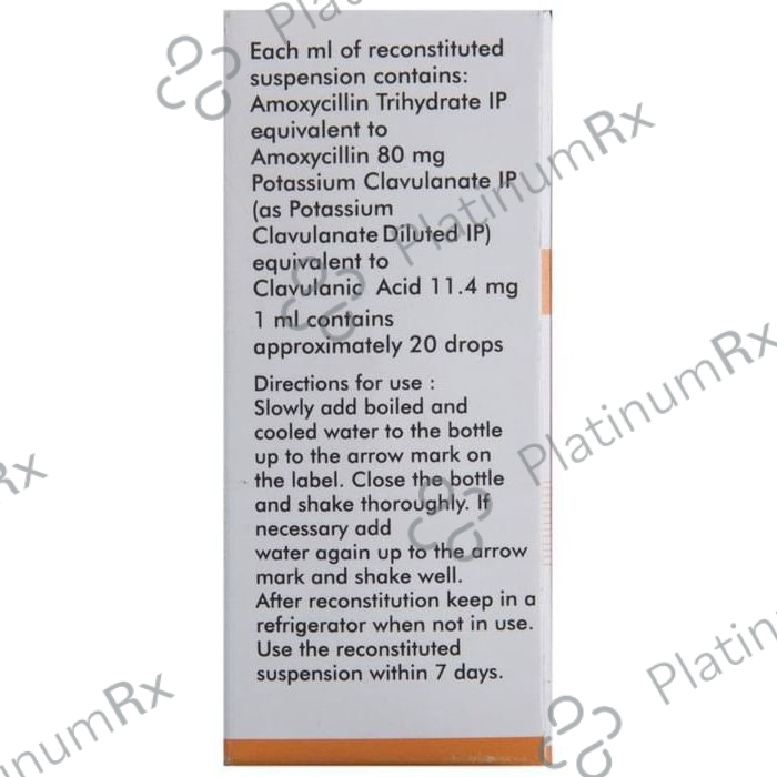 Bactoclav 80/11.4mg Drop 10ml