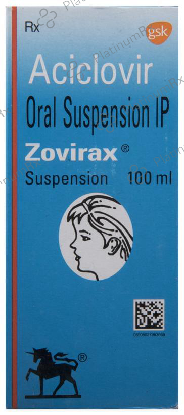 Zovirax 400mg Oral Suspension 100ml