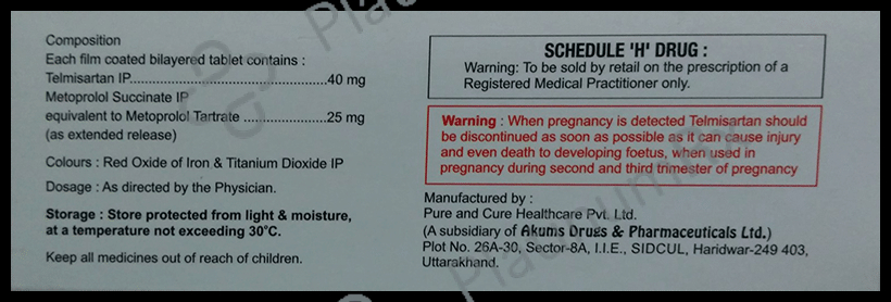 Telmijub Beta 25 Tablet ER