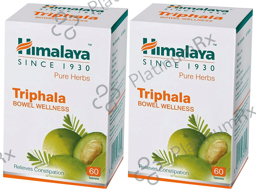 Himalaya Wellness Triphala Bowel Wellness Tablet (60 Each) 2 bottles