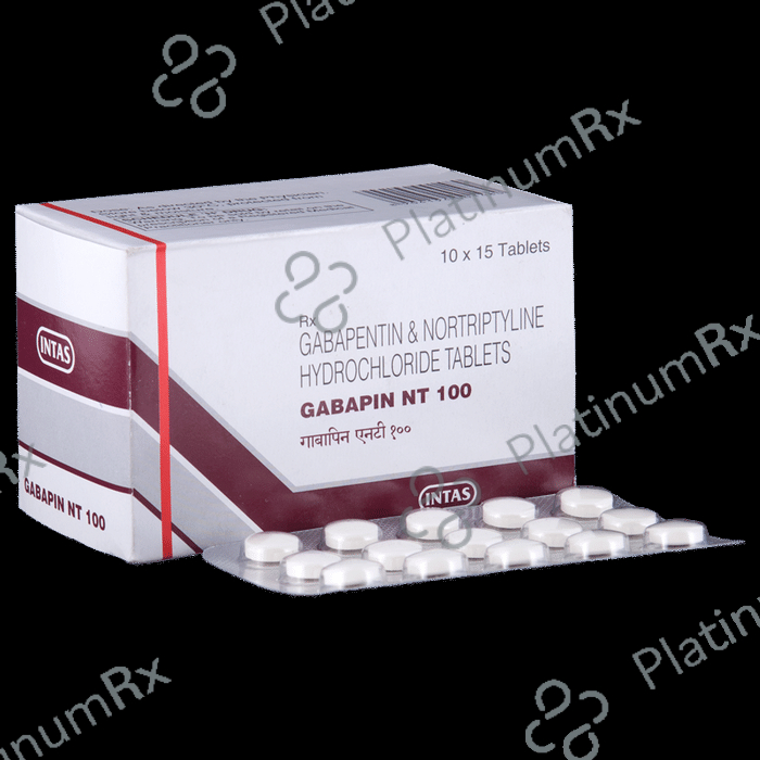 Gabapin NT 100/10mg Tablet 15s