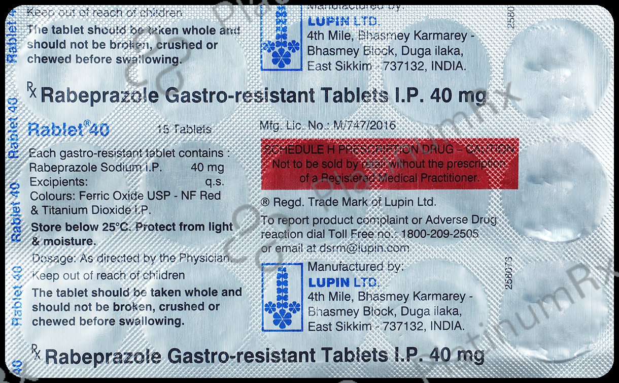 Rablet 40mg Tablet 15s