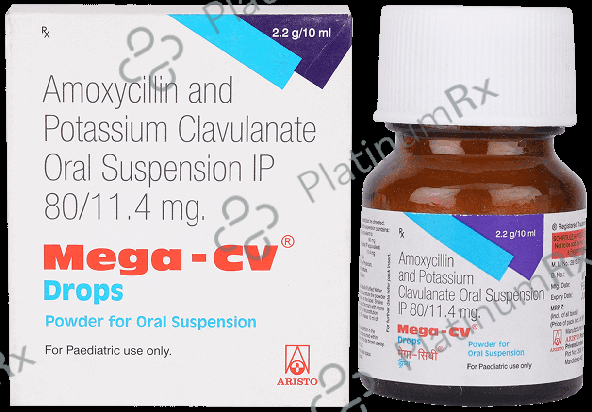 Mega CV 80/11.4mg Drops 10ml