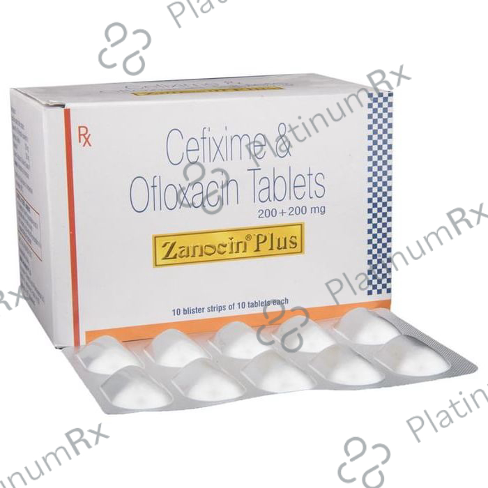 Zanocin Plus 200/200mg Tablet 10s