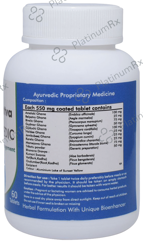 Ved Tattva Diabonorm Health Sugar management Tablet 60 tablets
