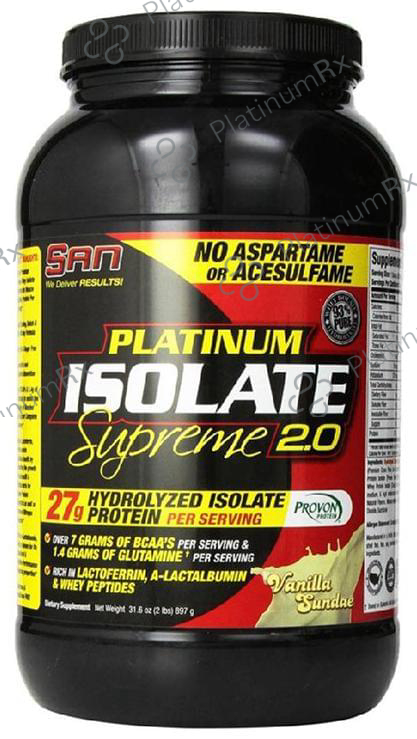 SAN Platinum Isolate Supreme 2.0 Vanilla Sundae