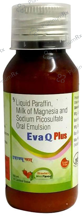 Eva Q Plus Oral Emulsion Strawberry Mint Sugar Free 60 Oral Emulsion