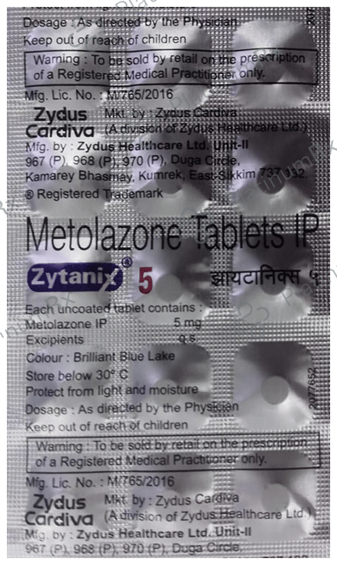 Zytanix 5mg Tablet 15s