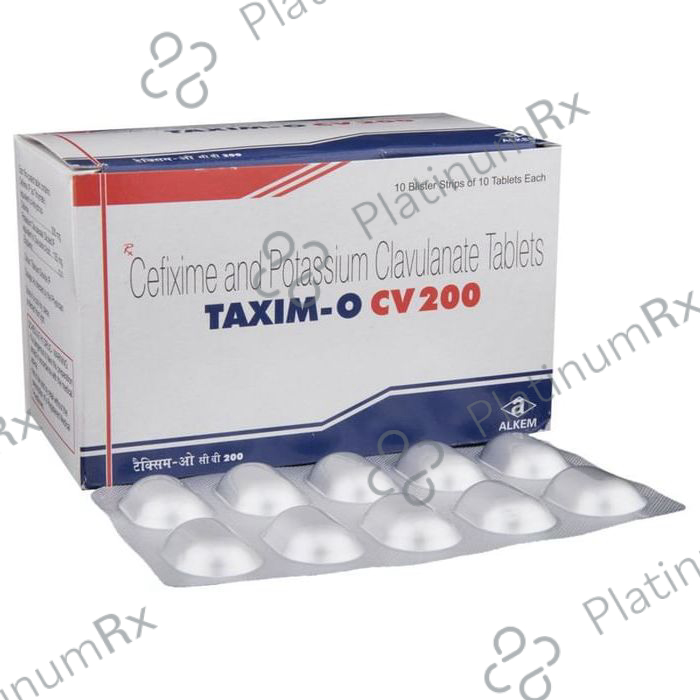 Taxim O CV 200/125mg Tablet 10s