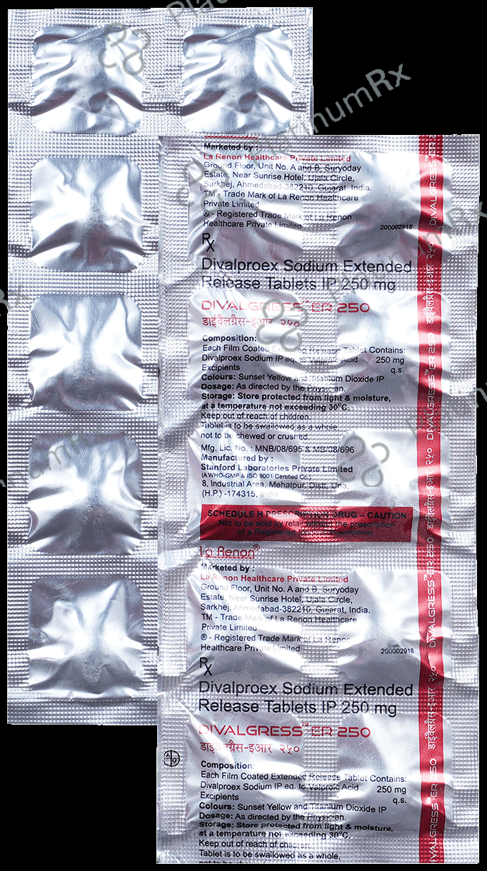 Divalgress ER 250mg Tablet 10s