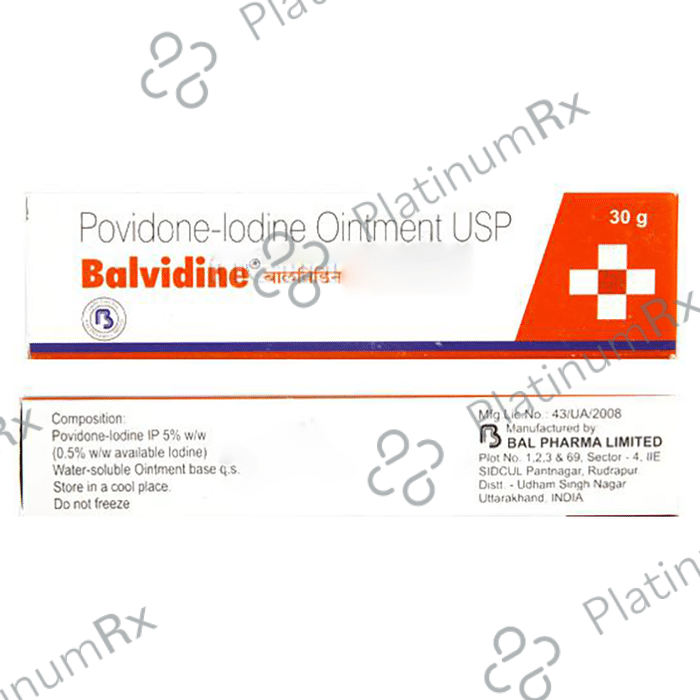 Balvidine 5% Ointment
