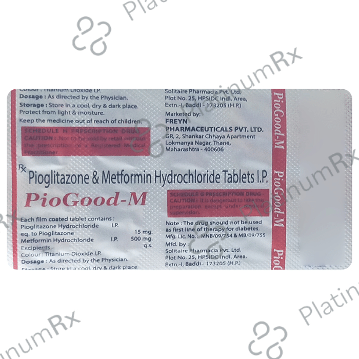 Piogood-M Tablet 10 tablets Tablet Freyn Pharmaceuticals Pvt Ltd