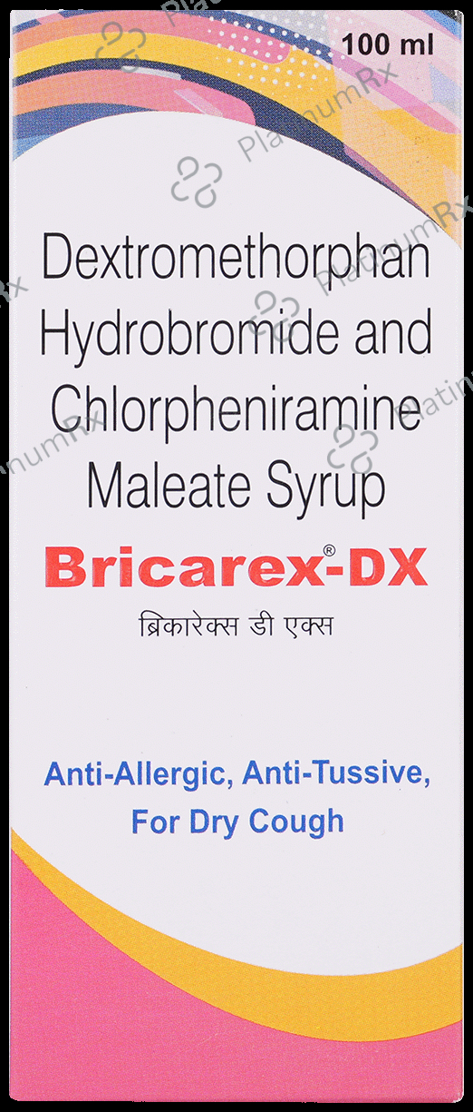 Bricarex DX 4/10mg Syrup 100ml