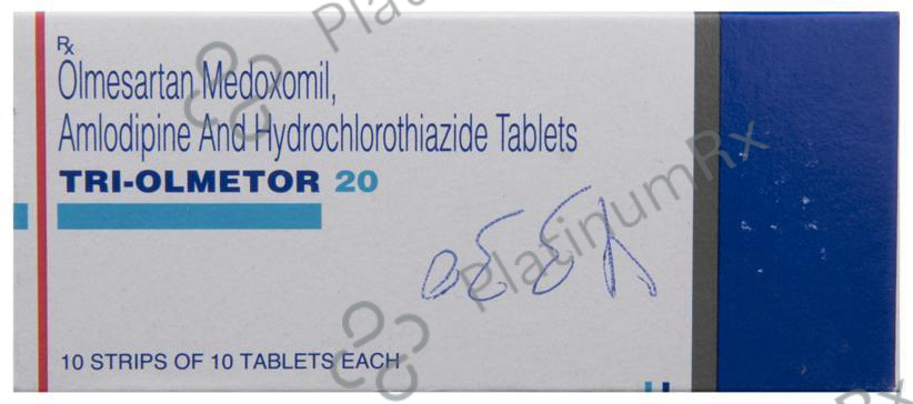 Tri Olmetor 20 5/12.5/20mg Tablet 10s