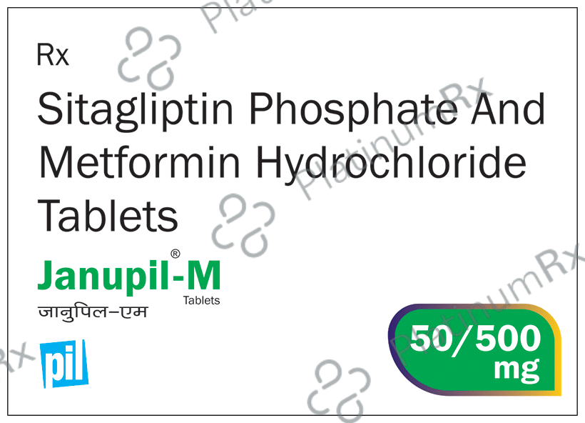 Janupil-M 50/500mg Tablet