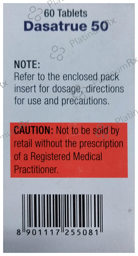 Dasatrue 50mg Tablet