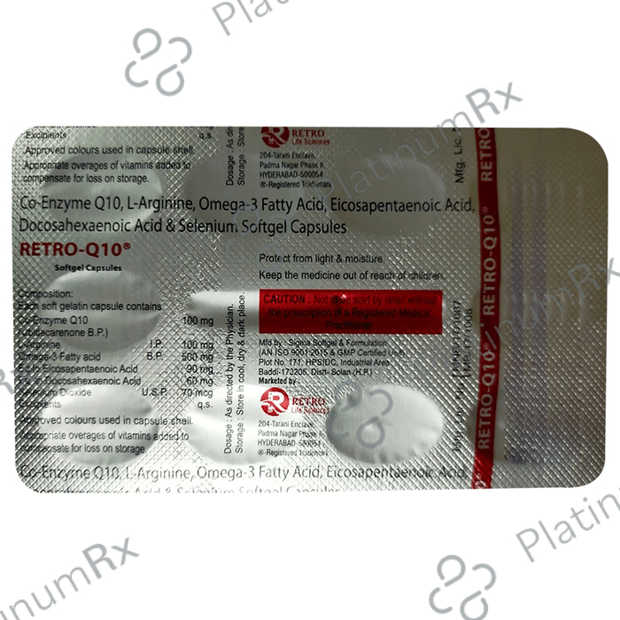 Retro-Q10 Softgel Capsule