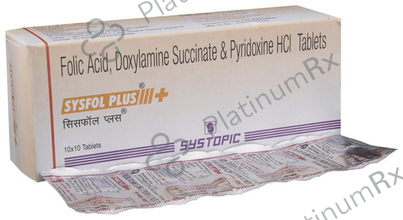 Sysfol Plus 10/2500mcg/10mg Tablet 10s