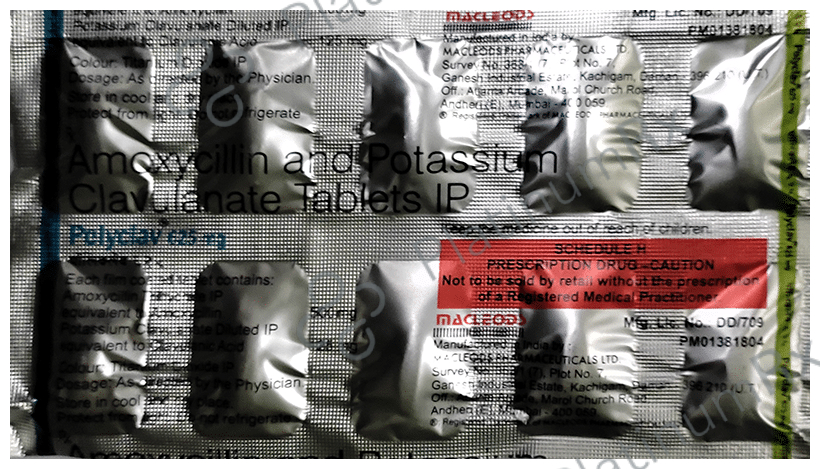 Polyclav 625 500/125mg Tablet 10s