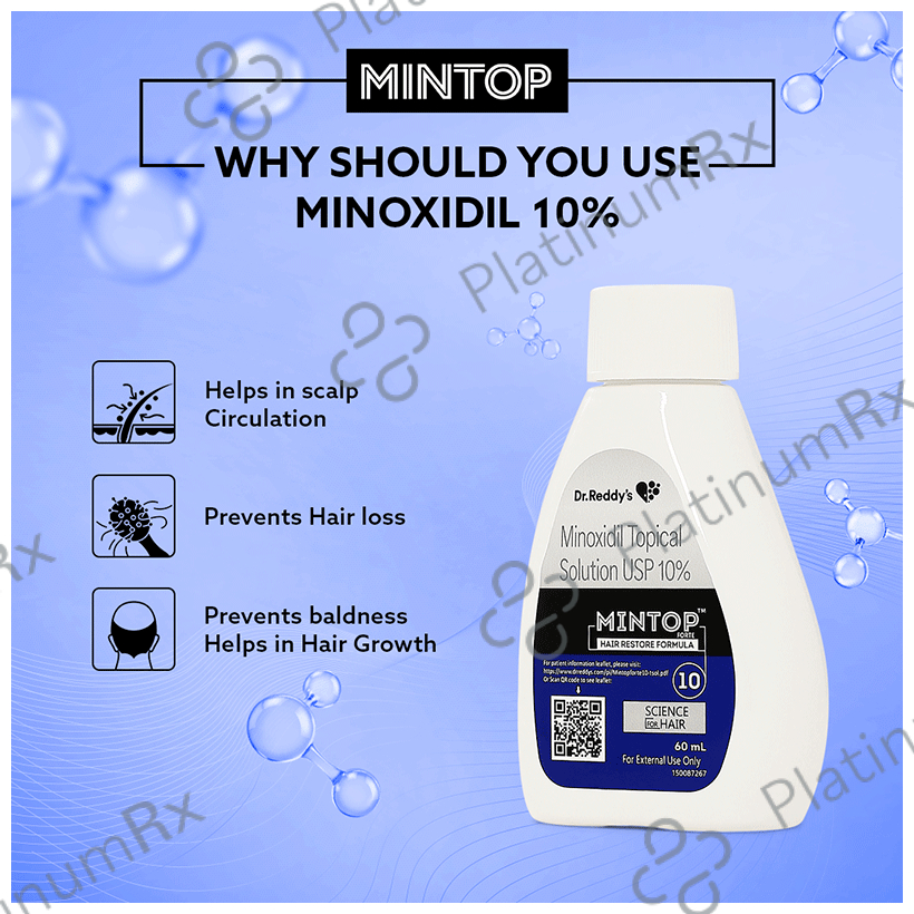 Mintop Forte 10% Hair Restore Formula 60ml
