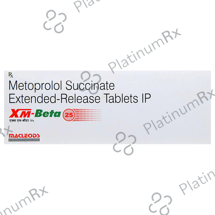 XM Beta 25mg Tablet 10s