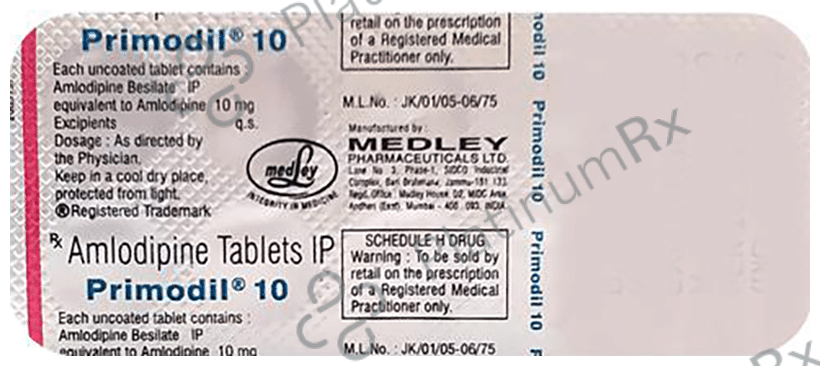 Primodil 10 Tablet