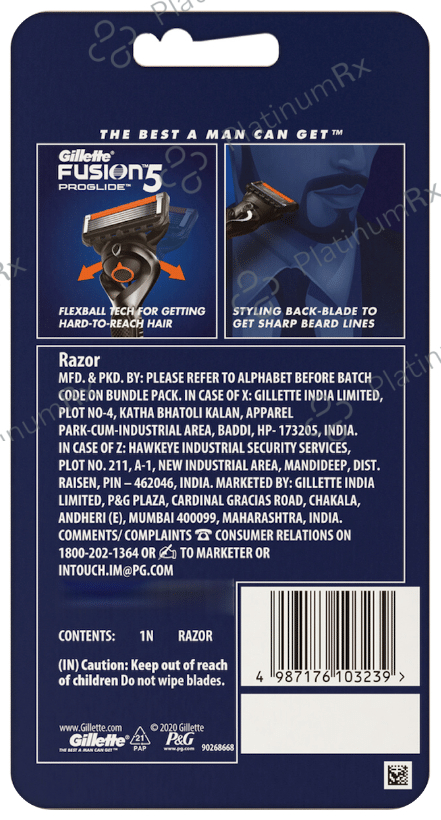 Gillette Flexball Fusion 5 Proglide Razor