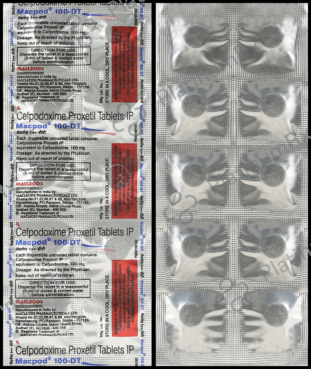 Macpod 100mg DT Tablet 10s