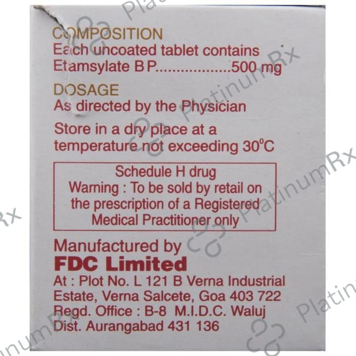 Ethasyl 500mg Tablet 10s