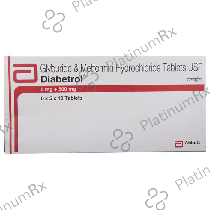 Diabetrol 5/500mg Tablet 10s