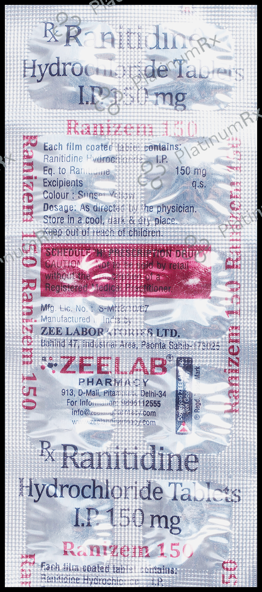 Ranizem 150mg Tablet