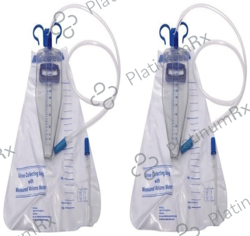 Alpha Urometer Uromeasure Bag with Measure Flexible Bottle 2 units
