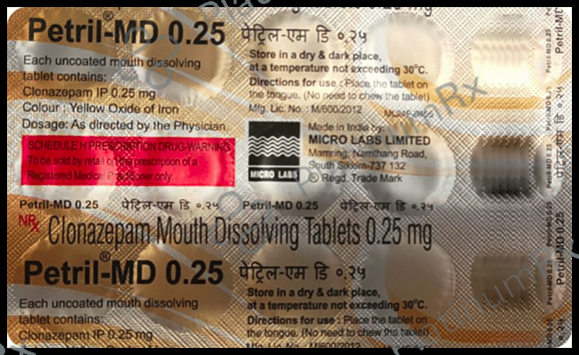 Petril-MD 0.25 Tablet 15 Tablet MD
