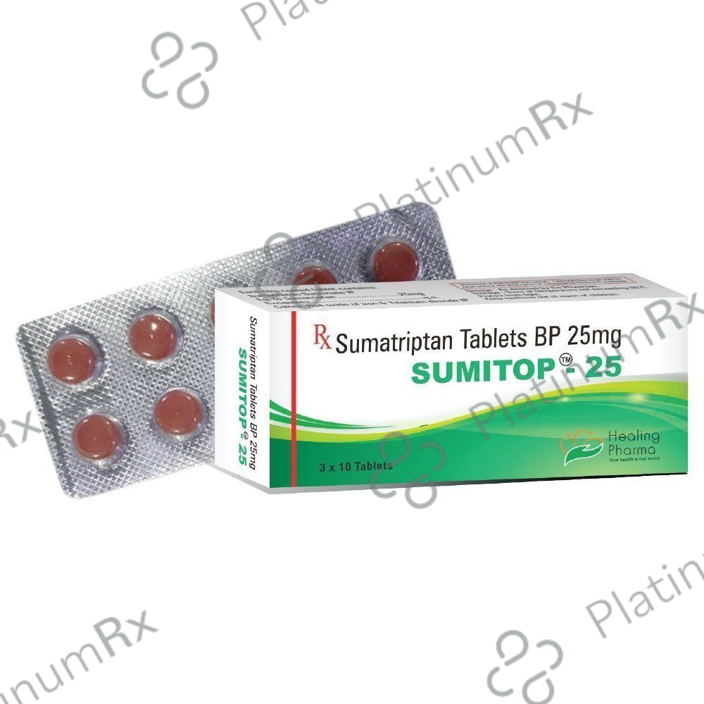 Sumitop 25mg Tablet 10s