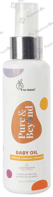 R for Rabbit Pure & Beyond Baby Oil Sesame Almond Oatmeal 200 ml