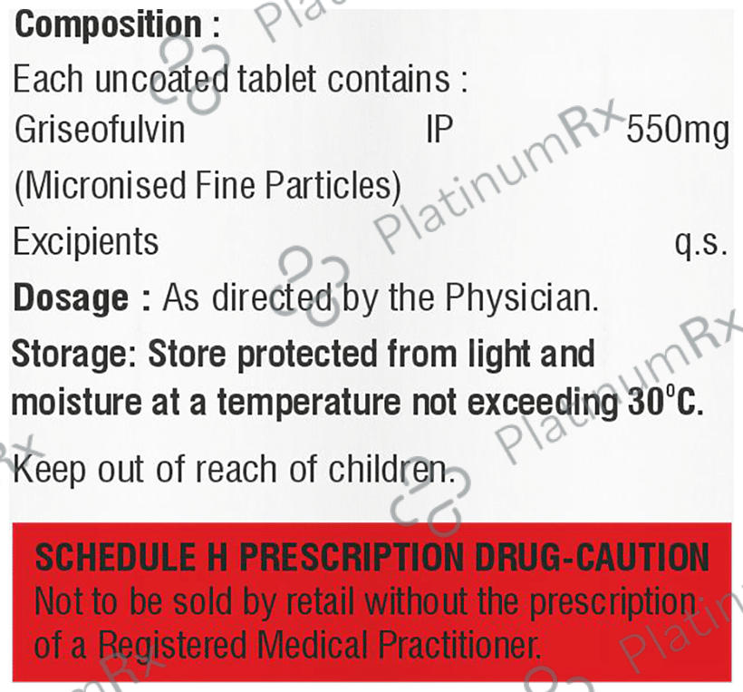 Griskin 500 Tablet