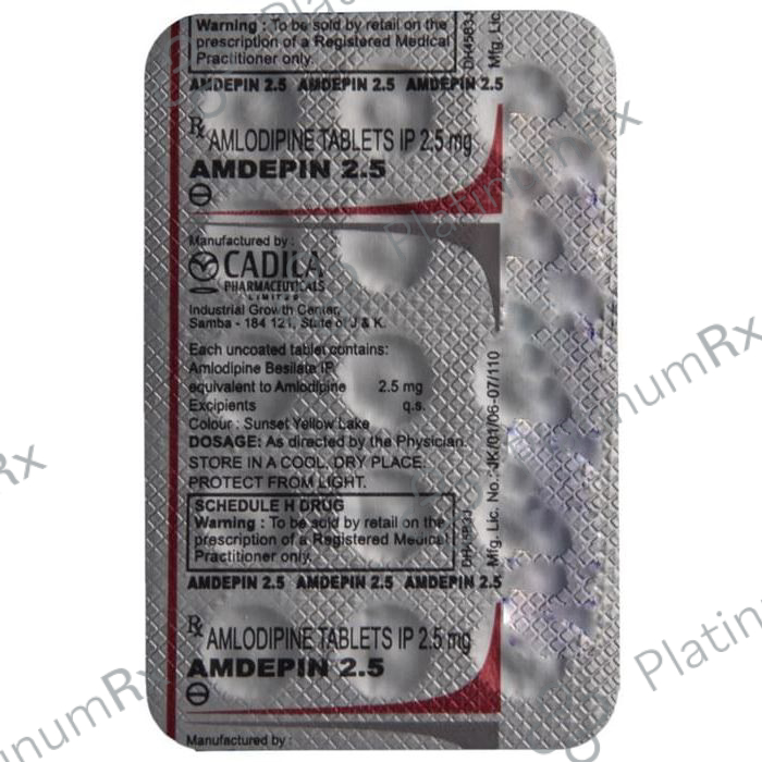 Amdepin 2.5mg Tablet 15s
