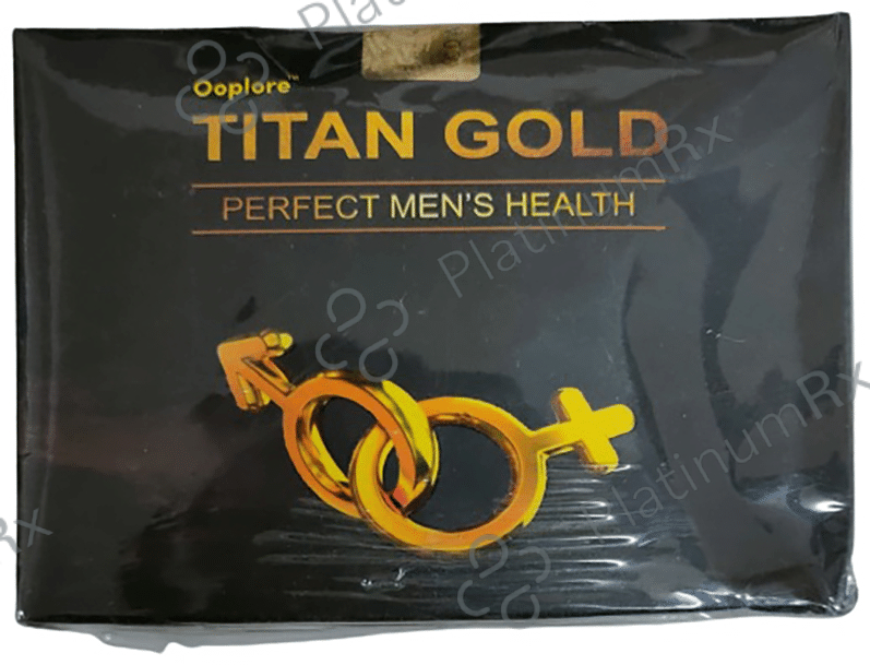 Ooplore Titan Gold Perfect Men's Health Kit 120 kit