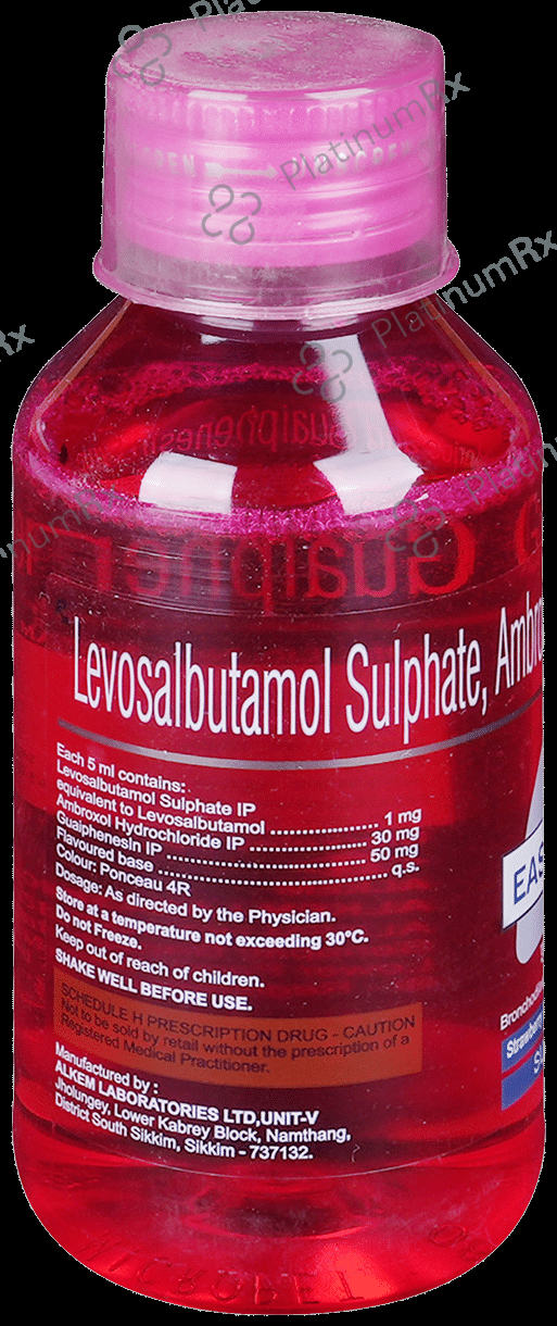 Eascof-LS Syrup Strawberry Raspberry Menthol Sugar Free